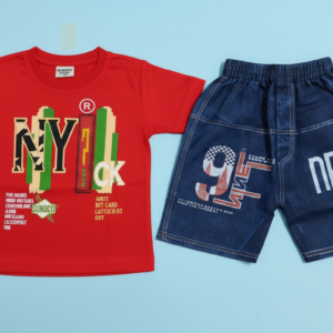 T-shirts and Jeans for Boys in Red